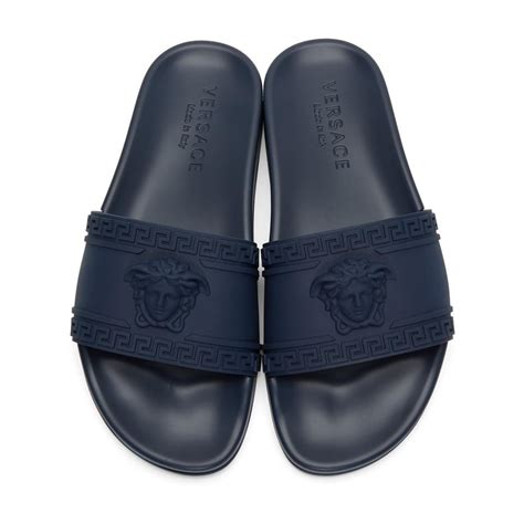 versace mens sliders|versace flip flops men's.